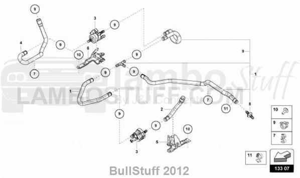 2017 Lamborghini HURACAN LP580-2 SPYDER ARABIA VACUUM SYSTEM (133.07.00)